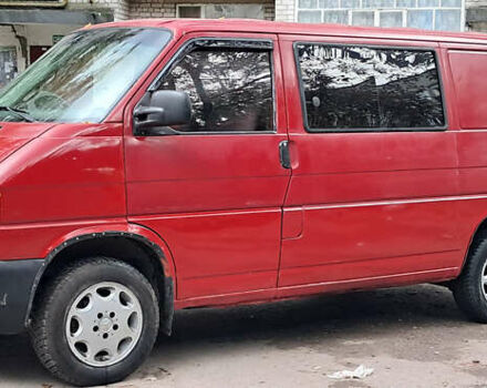 Красный Фольксваген Transporter, объемом двигателя 2.5 л и пробегом 460 тыс. км за 4400 $, фото 10 на Automoto.ua