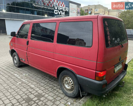 Червоний Фольксваген Transporter, об'ємом двигуна 2.46 л та пробігом 608 тис. км за 4599 $, фото 3 на Automoto.ua