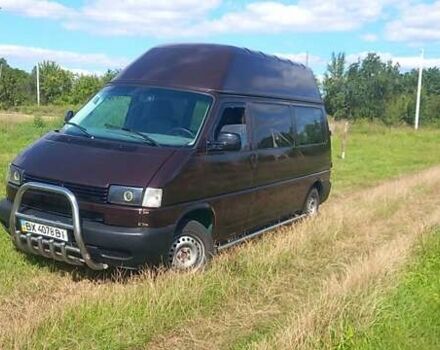 Красный Фольксваген Transporter, объемом двигателя 2.5 л и пробегом 280 тыс. км за 6000 $, фото 12 на Automoto.ua