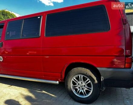 Красный Фольксваген Transporter, объемом двигателя 2.5 л и пробегом 200 тыс. км за 6900 $, фото 4 на Automoto.ua