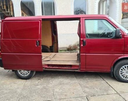 Красный Фольксваген Transporter, объемом двигателя 2.5 л и пробегом 206 тыс. км за 7290 $, фото 10 на Automoto.ua