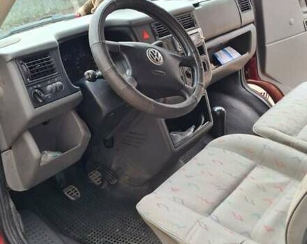 Красный Фольксваген Transporter, объемом двигателя 2.5 л и пробегом 206 тыс. км за 7290 $, фото 15 на Automoto.ua