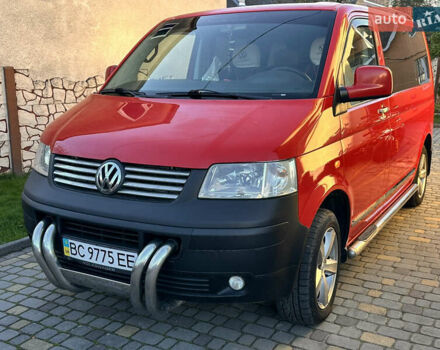Красный Фольксваген Transporter, объемом двигателя 1.9 л и пробегом 305 тыс. км за 7900 $, фото 3 на Automoto.ua