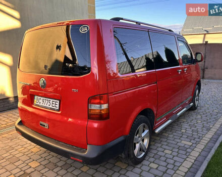 Красный Фольксваген Transporter, объемом двигателя 1.9 л и пробегом 305 тыс. км за 7900 $, фото 8 на Automoto.ua