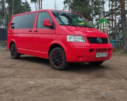 Красный Фольксваген Transporter, объемом двигателя 1.9 л и пробегом 345 тыс. км за 8000 $, фото 4 на Automoto.ua