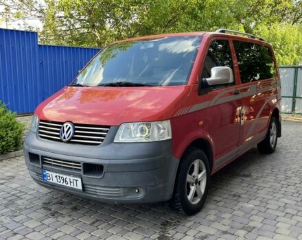 Красный Фольксваген Transporter, объемом двигателя 2.5 л и пробегом 300 тыс. км за 6800 $, фото 8 на Automoto.ua