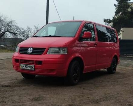 Красный Фольксваген Transporter, объемом двигателя 1.9 л и пробегом 345 тыс. км за 8000 $, фото 6 на Automoto.ua