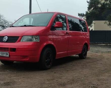 Красный Фольксваген Transporter, объемом двигателя 1.9 л и пробегом 345 тыс. км за 8000 $, фото 2 на Automoto.ua