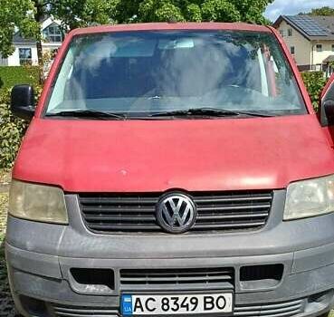 Красный Фольксваген Transporter, объемом двигателя 2.46 л и пробегом 400 тыс. км за 5000 $, фото 6 на Automoto.ua