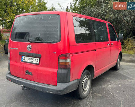 Красный Фольксваген Transporter, объемом двигателя 2.46 л и пробегом 520 тыс. км за 7500 $, фото 7 на Automoto.ua