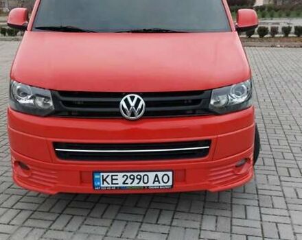 Красный Фольксваген Transporter, объемом двигателя 2.46 л и пробегом 220 тыс. км за 13800 $, фото 1 на Automoto.ua
