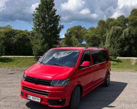 Красный Фольксваген Transporter, объемом двигателя 2.46 л и пробегом 310 тыс. км за 9850 $, фото 9 на Automoto.ua