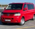 Красный Фольксваген Transporter, объемом двигателя 2.5 л и пробегом 476 тыс. км за 6700 $, фото 1 на Automoto.ua