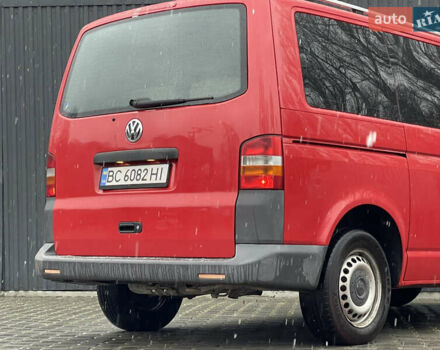 Красный Фольксваген Transporter, объемом двигателя 1.9 л и пробегом 335 тыс. км за 7899 $, фото 51 на Automoto.ua