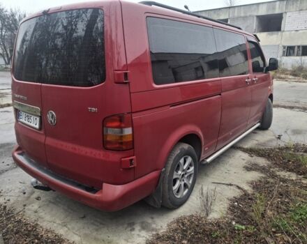 Красный Фольксваген Transporter, объемом двигателя 2.5 л и пробегом 302 тыс. км за 7000 $, фото 3 на Automoto.ua