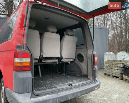 Красный Фольксваген Transporter, объемом двигателя 1.9 л и пробегом 335 тыс. км за 7899 $, фото 95 на Automoto.ua