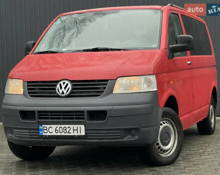 Красный Фольксваген Transporter, объемом двигателя 1.9 л и пробегом 335 тыс. км за 7899 $, фото 5 на Automoto.ua