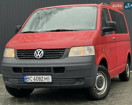 Красный Фольксваген Transporter, объемом двигателя 1.9 л и пробегом 335 тыс. км за 7899 $, фото 6 на Automoto.ua
