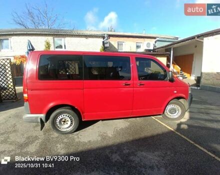 Красный Фольксваген Transporter, объемом двигателя 1.98 л и пробегом 383 тыс. км за 8500 $, фото 9 на Automoto.ua