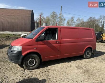 Красный Фольксваген Transporter, объемом двигателя 2.5 л и пробегом 430 тыс. км за 7900 $, фото 4 на Automoto.ua