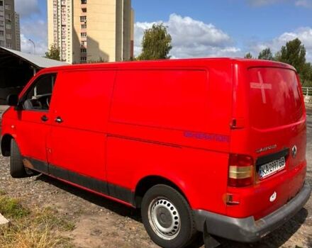 Красный Фольксваген Transporter, объемом двигателя 2 л и пробегом 430 тыс. км за 8000 $, фото 3 на Automoto.ua