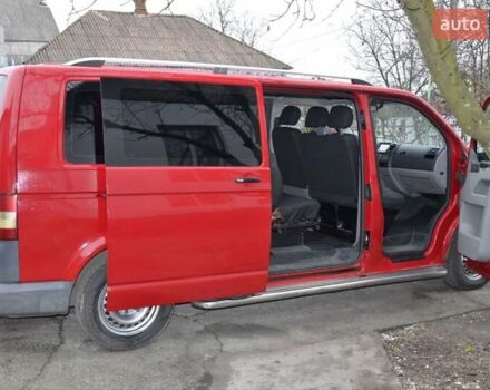 Красный Фольксваген Transporter, объемом двигателя 1.97 л и пробегом 446 тыс. км за 12100 $, фото 12 на Automoto.ua