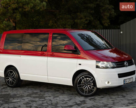 Красный Фольксваген Transporter, объемом двигателя 1.97 л и пробегом 470 тыс. км за 12900 $, фото 2 на Automoto.ua