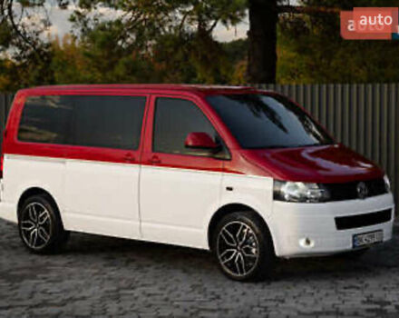 Красный Фольксваген Transporter, объемом двигателя 1.97 л и пробегом 470 тыс. км за 12900 $, фото 3 на Automoto.ua