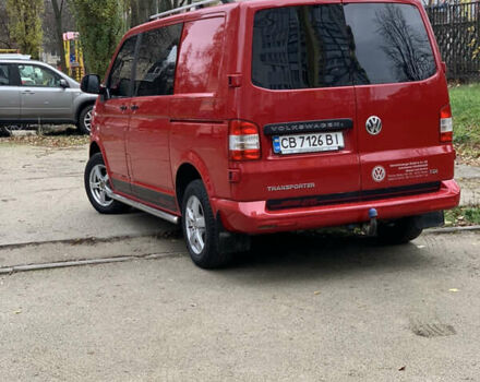Червоний Фольксваген Transporter, об'ємом двигуна 1.97 л та пробігом 203 тис. км за 13500 $, фото 2 на Automoto.ua