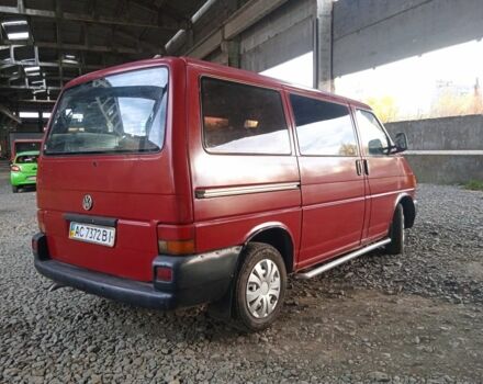 Червоний Фольксваген Transporter, об'ємом двигуна 1.9 л та пробігом 450 тис. км за 4100 $, фото 6 на Automoto.ua