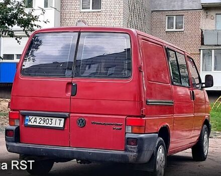 Червоний Фольксваген Transporter, об'ємом двигуна 2.5 л та пробігом 470 тис. км за 4500 $, фото 1 на Automoto.ua