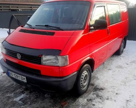 Фольксваген Transporter 2002 в Лановцах на Automoto.ua Красный Фольксваген Transporter, объемом двигателя 1.9 л и пробегом 360 тыс. км за 5200 $, фото 3 на Automoto.ua