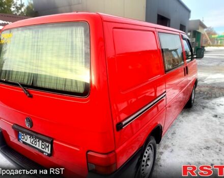 Фольксваген Transporter 2002 в Лановцах на Automoto.ua Красный Фольксваген Transporter, объемом двигателя 1.9 л и пробегом 360 тыс. км за 5200 $, фото 2 на Automoto.ua