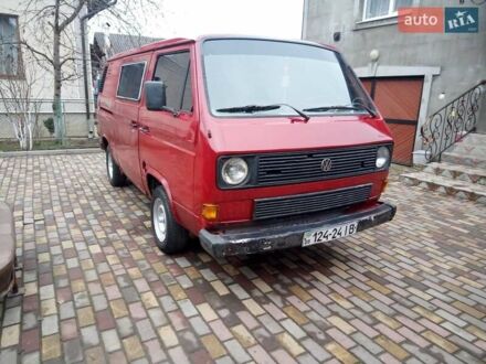 Красный Фольксваген Transporter, объемом двигателя 1 л и пробегом 300 тыс. км за 1650 $, фото 1 на Automoto.ua