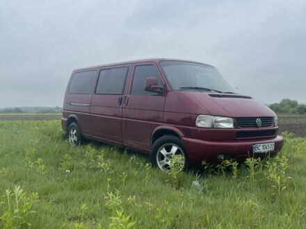 Красный Фольксваген Transporter, объемом двигателя 2.5 л и пробегом 500 тыс. км за 6200 $, фото 1 на Automoto.ua