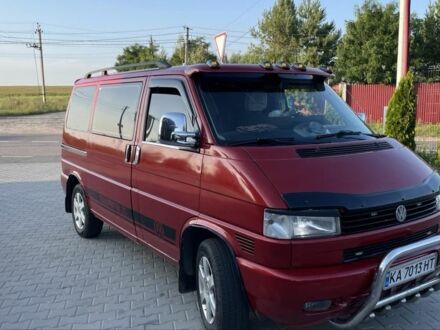 Красный Фольксваген Transporter, объемом двигателя 1.9 л и пробегом 579 тыс. км за 6600 $, фото 1 на Automoto.ua