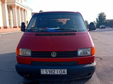 Фольксваген Transporter 2000 в Любаре на Automoto.ua Красный Фольксваген Transporter, объемом двигателя 1.9 л и пробегом 350 тыс. км за 4500 $, фото 1 на Automoto.ua