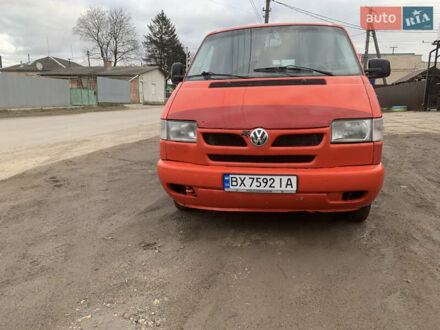 Фольксваген Transporter 2001 у Виньковцах на Automoto.ua Червоний Фольксваген Transporter, об'ємом двигуна 1.9 л та пробігом 434 тис. км за 4900 $, фото 1 на Automoto.ua