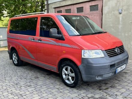 Фольксваген Transporter 2004 в Полтаве на Automoto.ua Красный Фольксваген Transporter, объемом двигателя 2.5 л и пробегом 300 тыс. км за 6800 $, фото 1 на Automoto.ua
