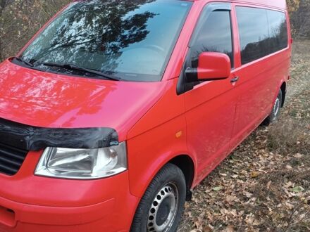 Фольксваген Transporter 2005 в Чернобае на Automoto.ua Красный Фольксваген Transporter, объемом двигателя 1.9 л и пробегом 400 тыс. км за 8500 $, фото 1 на Automoto.ua