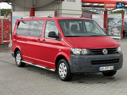 Червоний Фольксваген Transporter, об'ємом двигуна 2 л та пробігом 290 тис. км за 14499 $, фото 1 на Automoto.ua