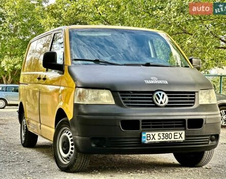 Желтый Фольксваген Transporter, объемом двигателя 2 л и пробегом 294 тыс. км за 6800 $, фото 5 на Automoto.ua