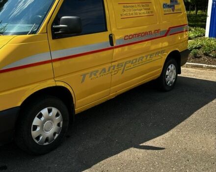 Желтый Фольксваген Transporter, объемом двигателя 1.9 л и пробегом 409 тыс. км за 5500 $, фото 3 на Automoto.ua