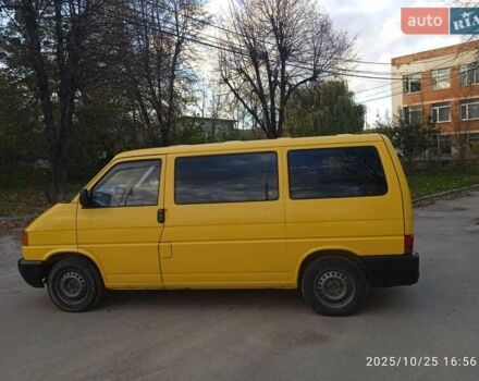Жовтий Фольксваген Transporter, об'ємом двигуна 1.9 л та пробігом 307 тис. км за 5700 $, фото 3 на Automoto.ua