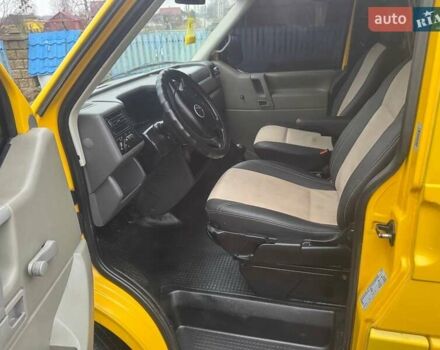 Жовтий Фольксваген Transporter, об'ємом двигуна 2.46 л та пробігом 321 тис. км за 5950 $, фото 22 на Automoto.ua
