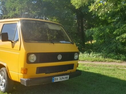 Фольксваген Transporter 1985 в Славуте на Automoto.ua Желтый Фольксваген Transporter, объемом двигателя 1.9 л и пробегом 100 тыс. км за 3100 $, фото 1 на Automoto.ua