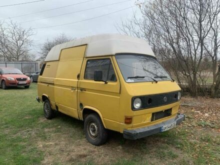 Фольксваген Transporter 1987 в Житомире на Automoto.ua Желтый Фольксваген Transporter, объемом двигателя 1.6 л и пробегом 100 тыс. км за 1400 $, фото 1 на Automoto.ua