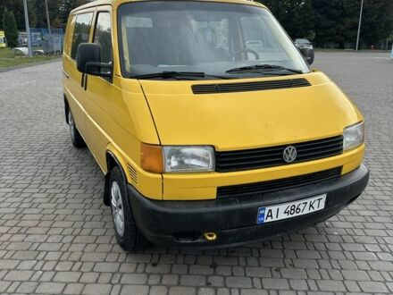 Фольксваген Transporter 1998 у Белой Церкве на Automoto.ua Жовтий Фольксваген Transporter, об'ємом двигуна 1.9 л та пробігом 320 тис. км за 4000 $, фото 1 на Automoto.ua