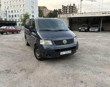 Серый Фольксваген Transporter, объемом двигателя 2.5 л и пробегом 470 тыс. км за 6100 $, фото 2 на Automoto.ua