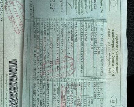 Серый Фольксваген Transporter, объемом двигателя 2 л и пробегом 185 тыс. км за 24999 $, фото 32 на Automoto.ua